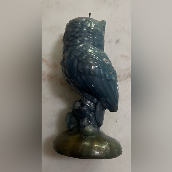 Blue Owl Candle - Picture 2 of 6